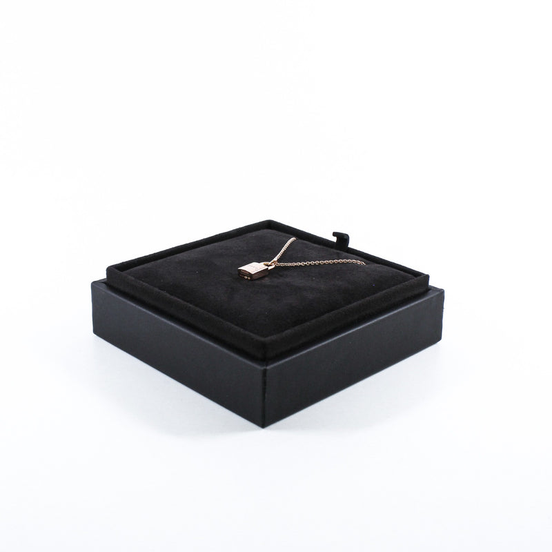 H lock diamond rghw necklace - L'UXE LINK