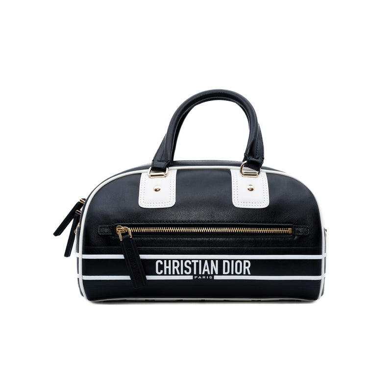 medium vibe classic bowling leathe black /white phw