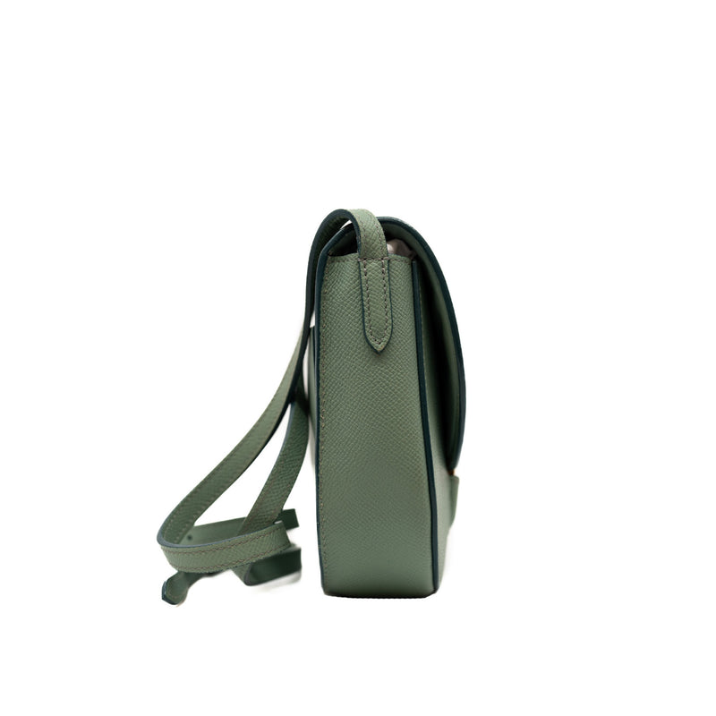 small trotteur in epsom mint green ghw