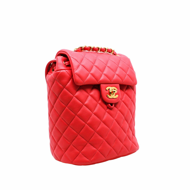 flap backpack small watermelon red ghw seri27 - L'UXE LINK
