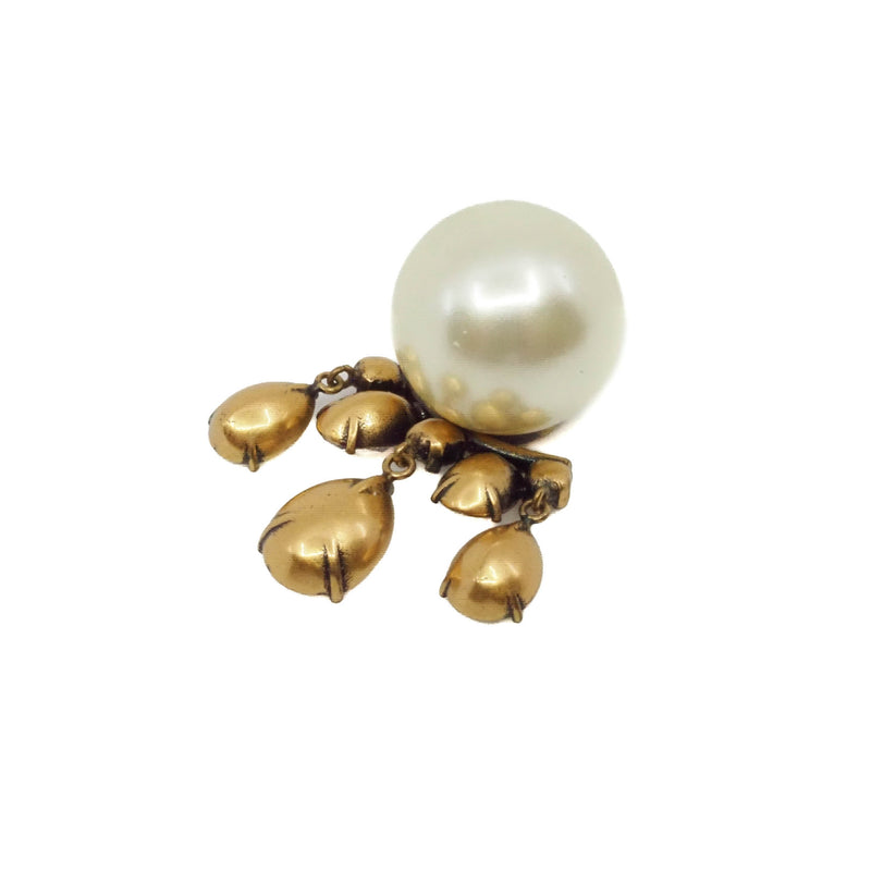 tribales crystal pandent earring in white/ghw - L'UXE LINK