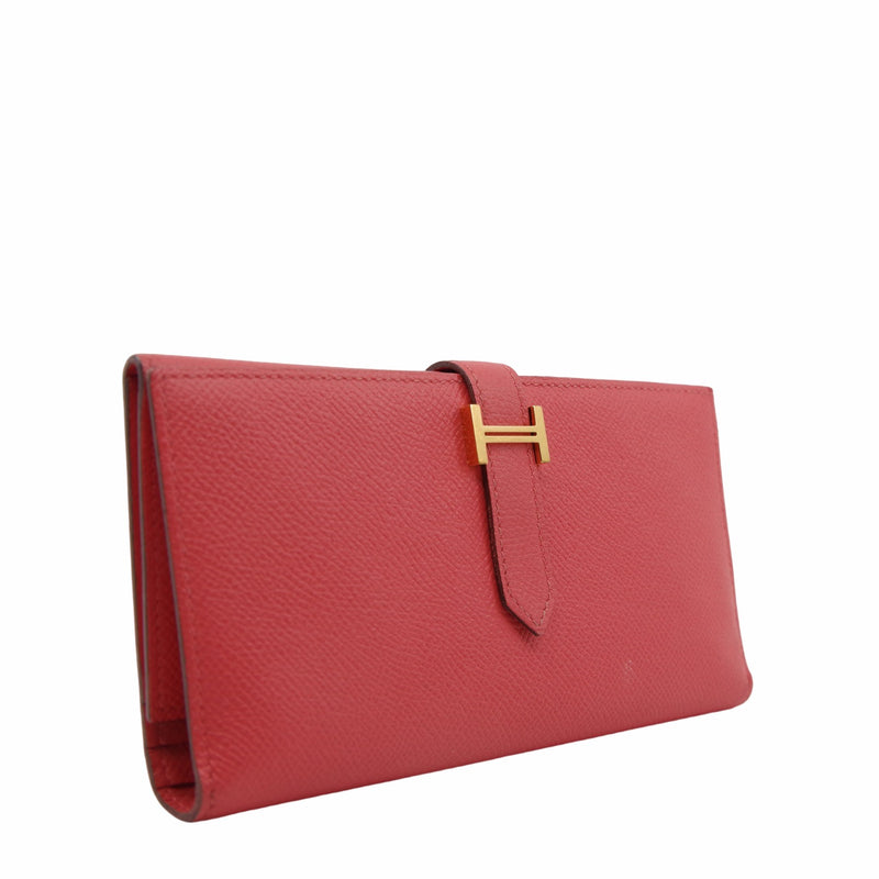 bearn wallet in 3 compartment red GHW