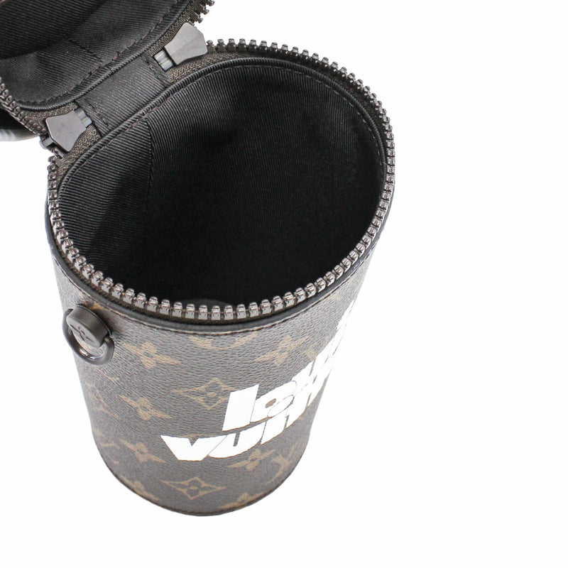 Coffee Cup Convertible Pouch Everyday Signature Vintage Monogram Canvas - L'UXE LINK