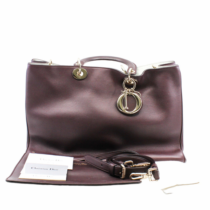 dior vip issimo large brown ghw