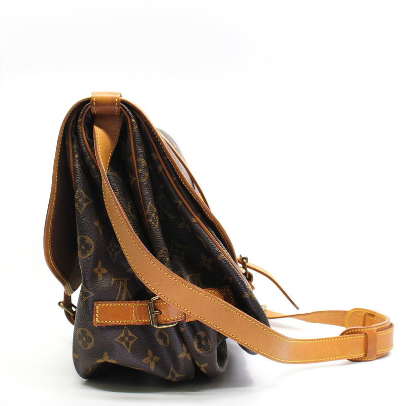 vintage double side flap monogram ghw - L'UXE LINK