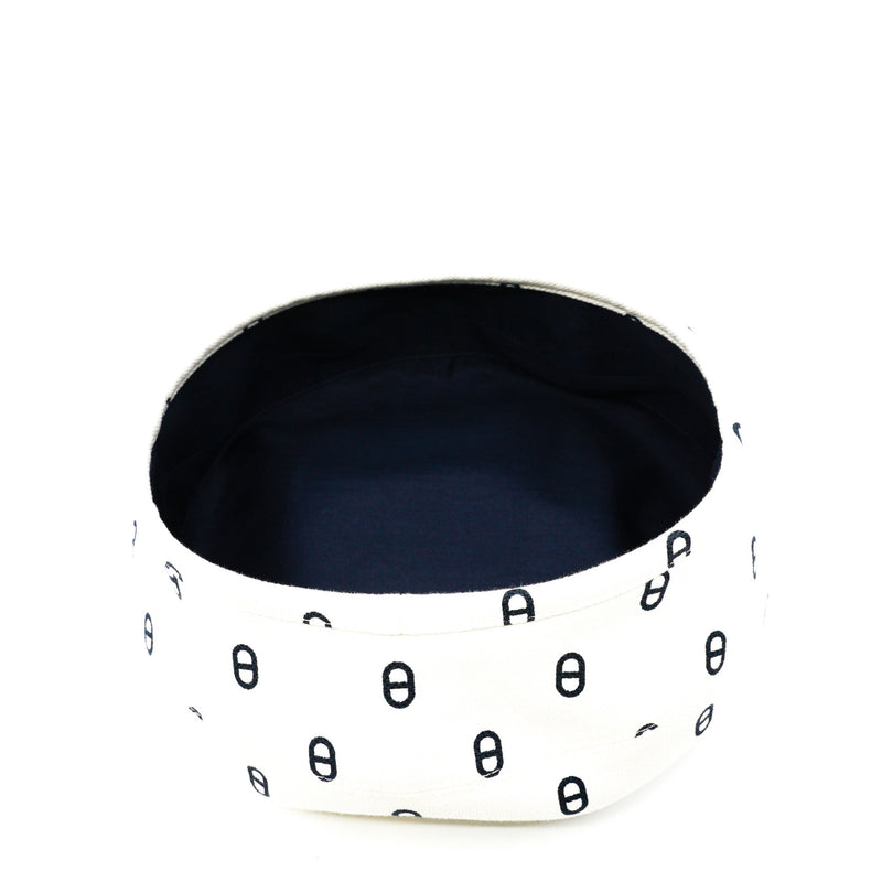honore saint beret hat in cotton white #58