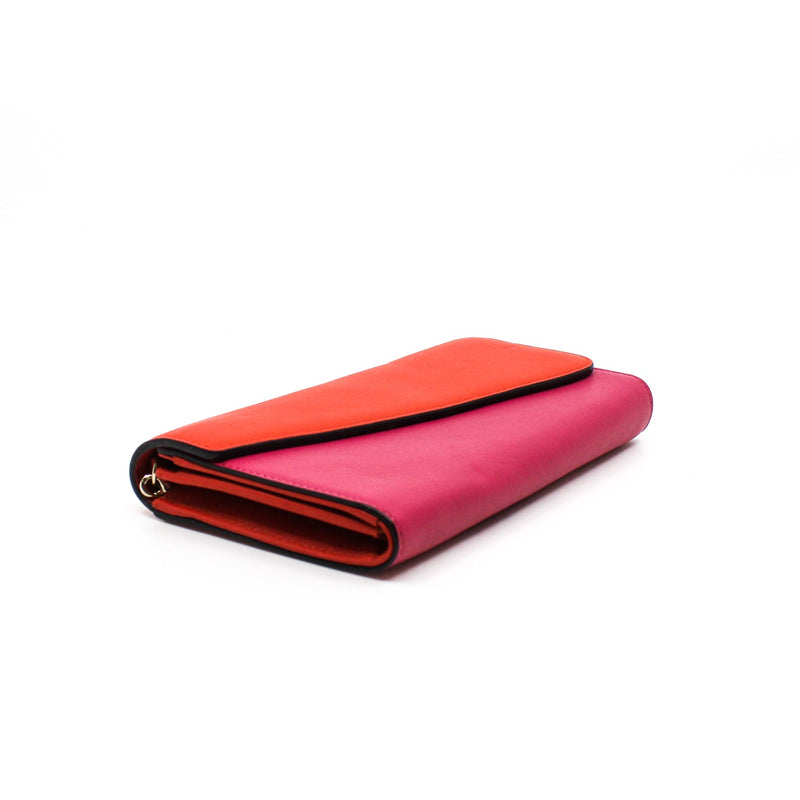 wallet on chain orange red and pink ghw - L'UXE LINK