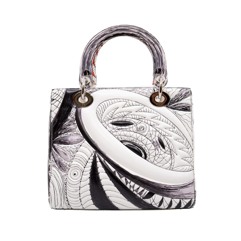 lady dior medium art collection phw