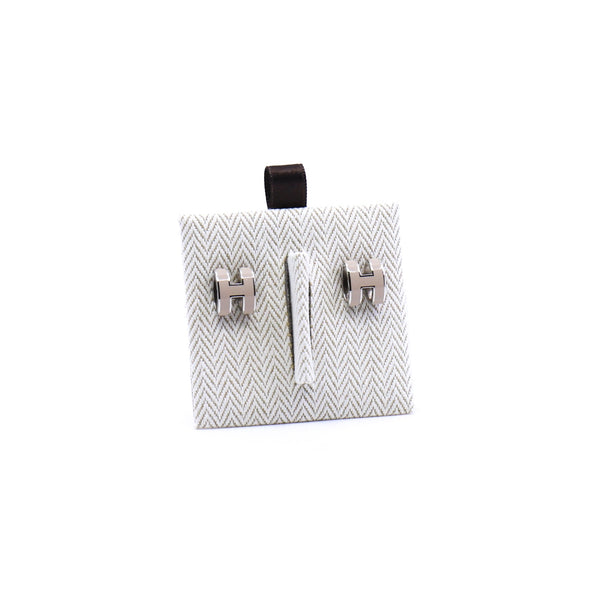 pop h earring grey with phw