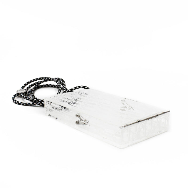 pvc box bag in white - L'UXE LINK