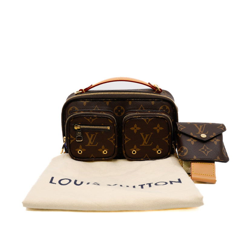 pocket side bag in monogram - L'UXE LINK