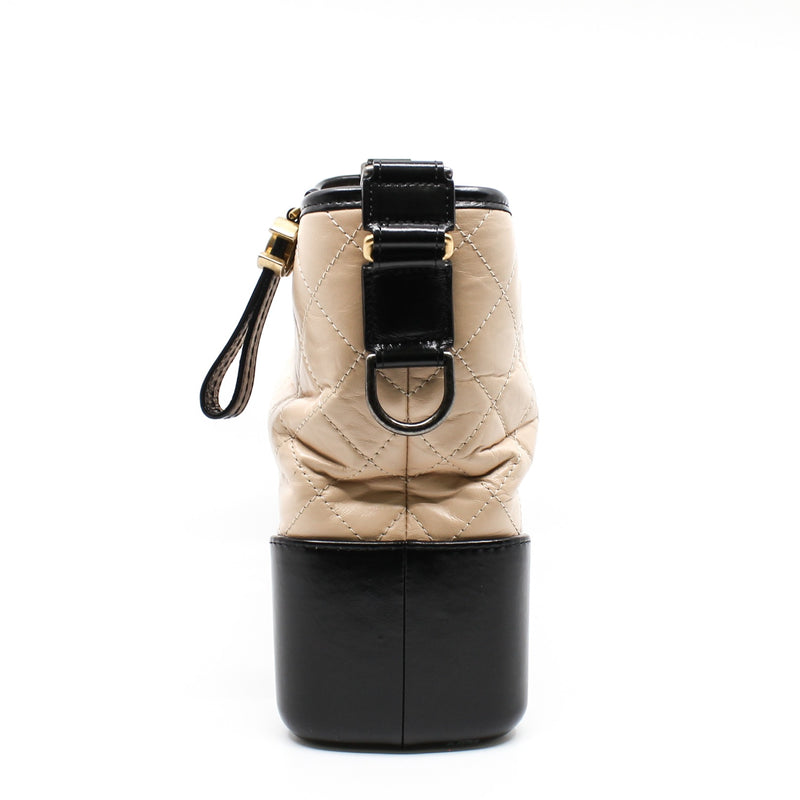 gabrielle mm beige and black ghw - L'UXE LINK