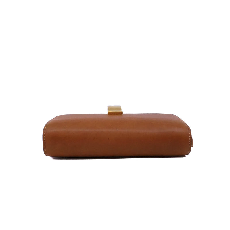 classic box in grossly leather brown ghw - L'UXE LINK