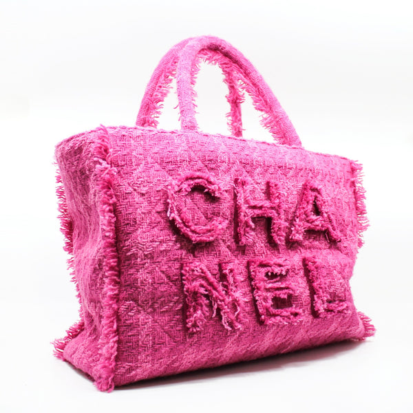 pink fabric tote seri 28