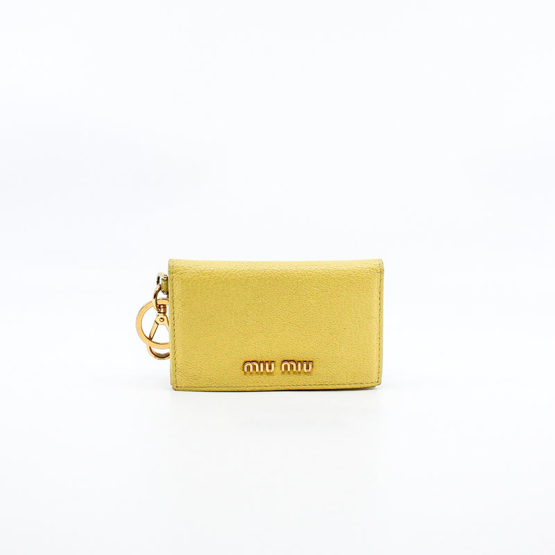 miumiu yellow card holder - L'UXE LINK