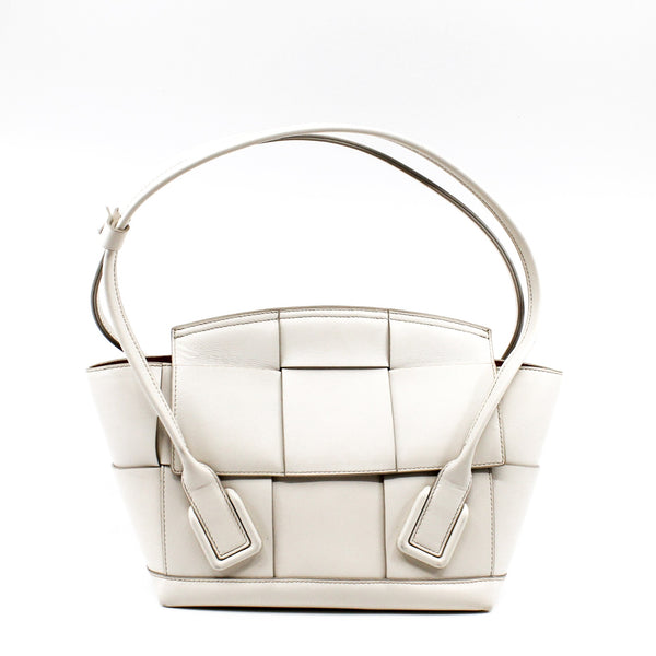 arco tote white small - L'UXE LINK