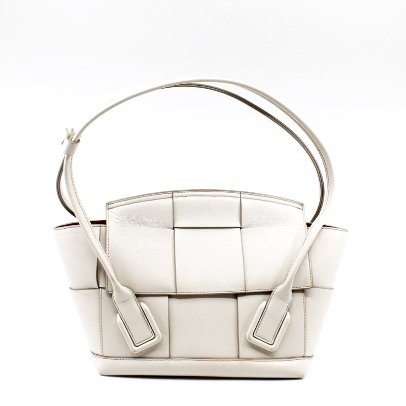 arco tote white small - L'UXE LINK
