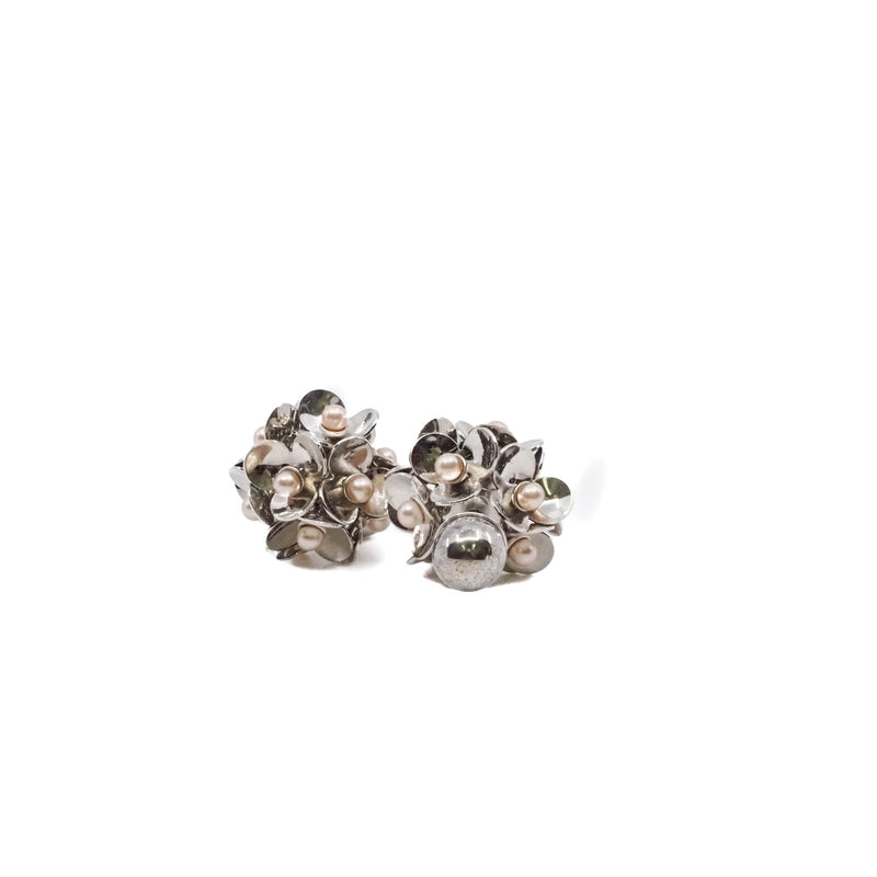 flower earring phw - L'UXE LINK