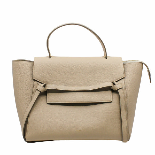 belt bag medium dark beige ghw - L'UXE LINK