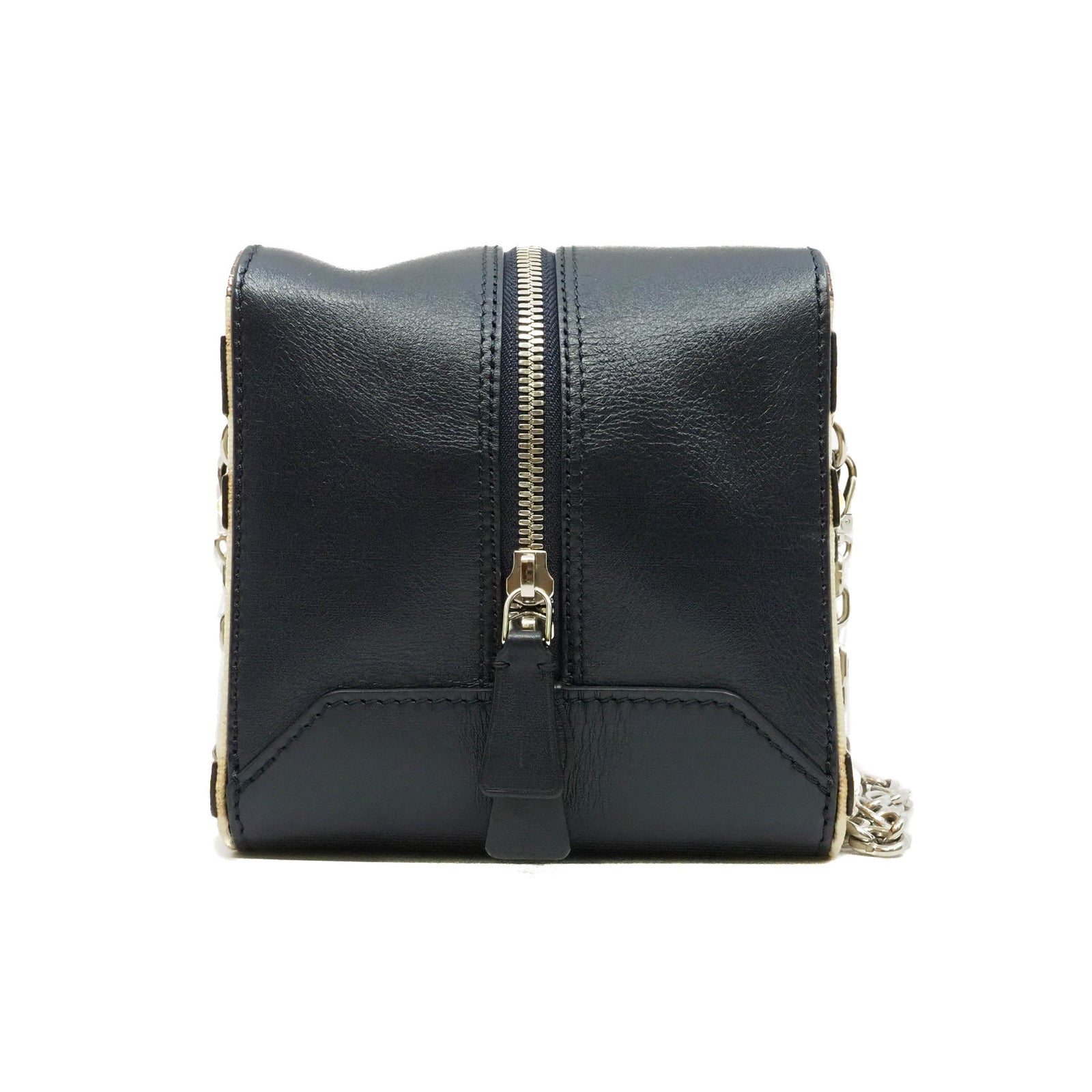limited dice bag in leather black phw L UXE LINK