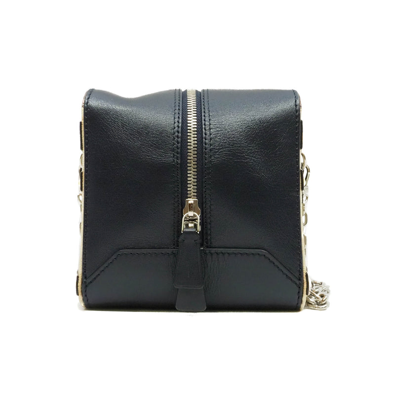 limited dice bag in leather black phw - L'UXE LINK