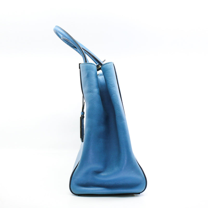 2 jours tote  in lake blue - L'UXE LINK