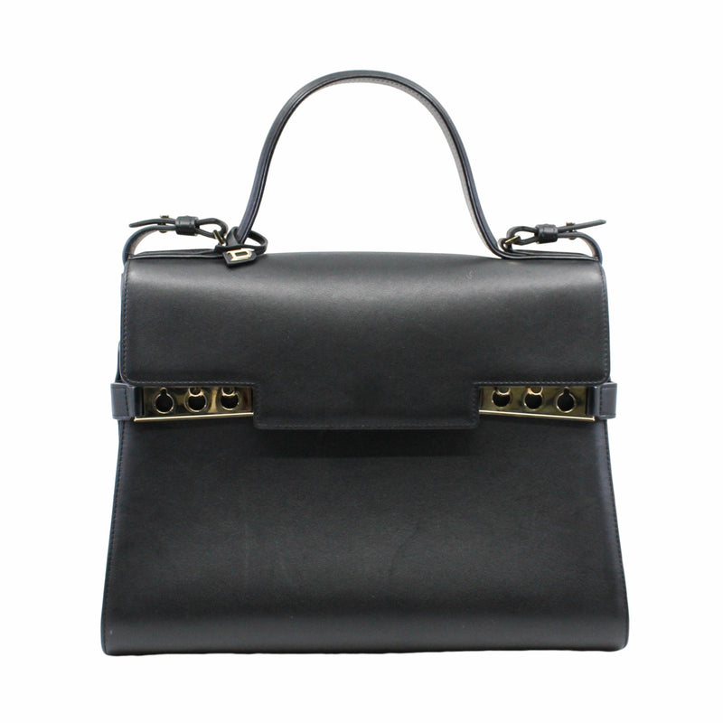 Tempete Top Handle Bag GM Black  GHW - L'UXE LINK