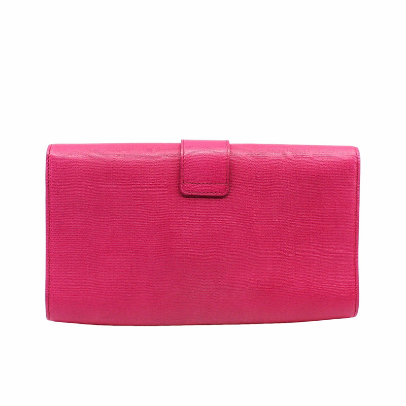 CLUTCH Y LOGO PINK GHW - L'UXE LINK