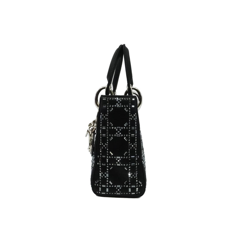mini lady with crystal in stain black phw 2016 - L'UXE LINK