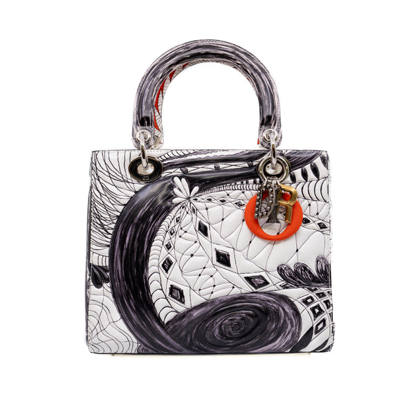 lady dior medium art collection phw