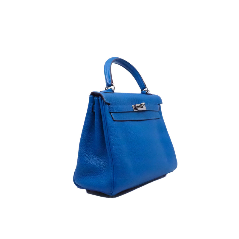 kelly 25cm togo blue phw Q stamp