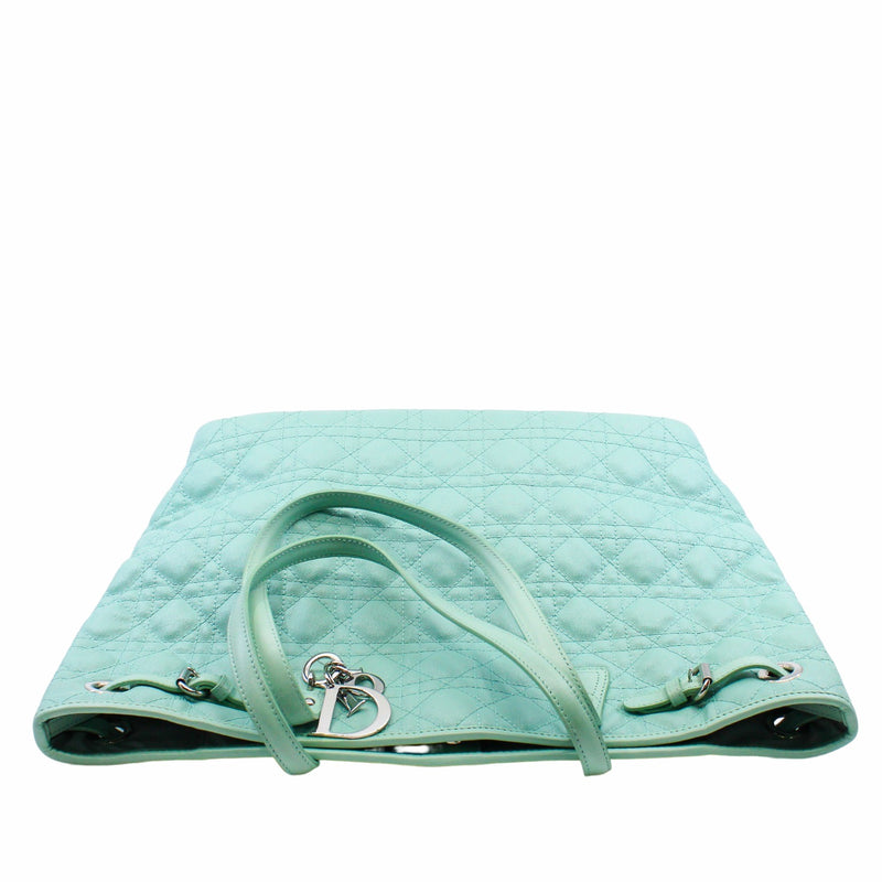 tote medium canvas light green phw - L'UXE LINK