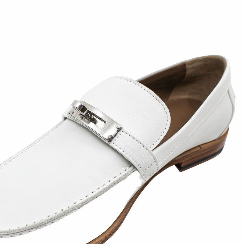 moccassins destin white loafer #37 - L'UXE LINK