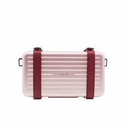 X RIMOWA PERSONAL CLUTCH ALUMINUM PHW - L'UXE LINK