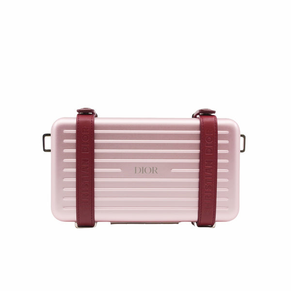X RIMOWA PERSONAL CLUTCH ALUMINUM PHW - L'UXE LINK