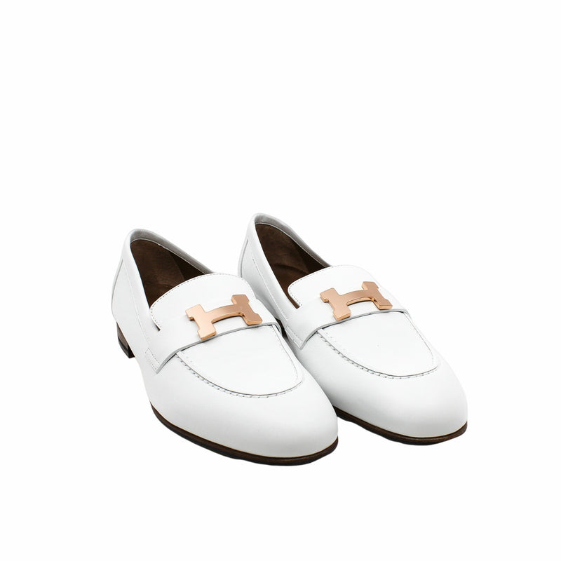 h loafer white rghw H #37