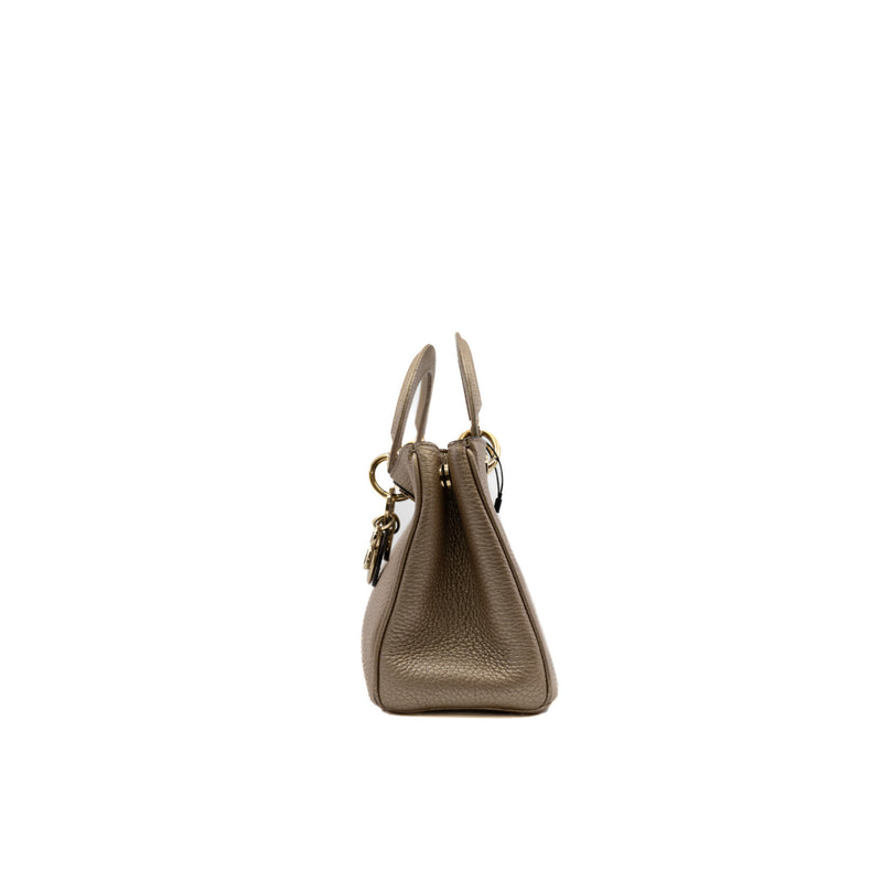 mini issimo in leather gold ghw - L'UXE LINK
