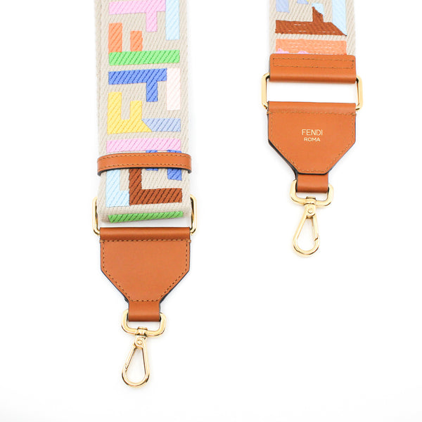 color F brown fabric strap