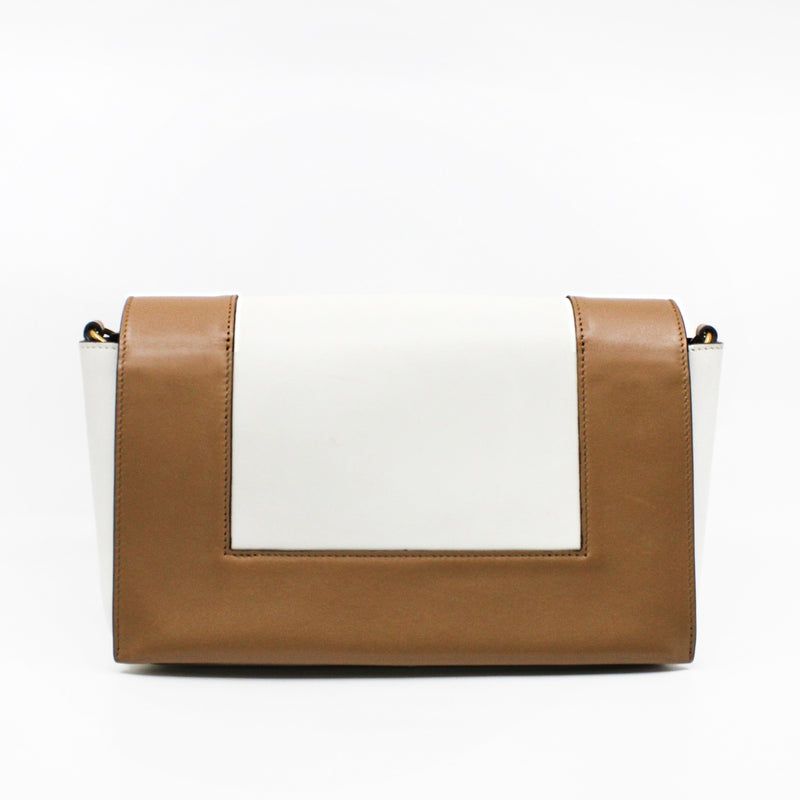 frame white with brown