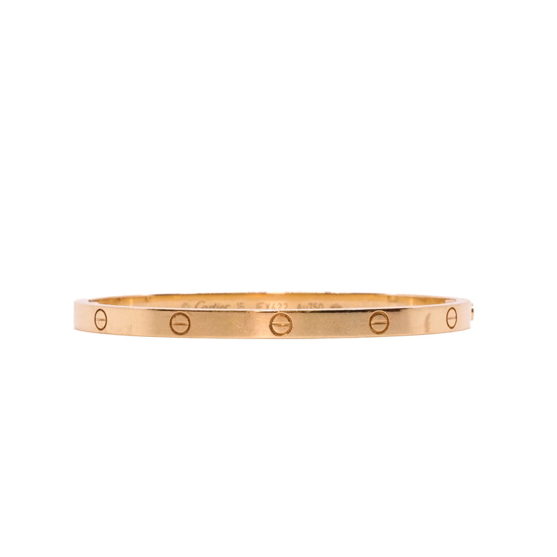 small love bangle in 18k rg #15JFX422 - L'UXE LINK
