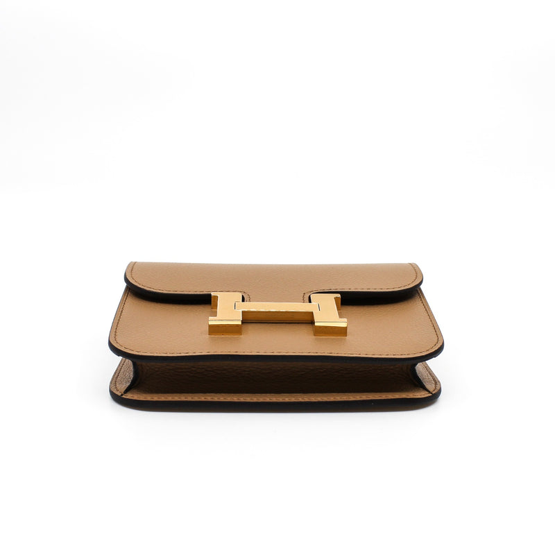 constance slim in evercolor chai ghw U stamp - L'UXE LINK