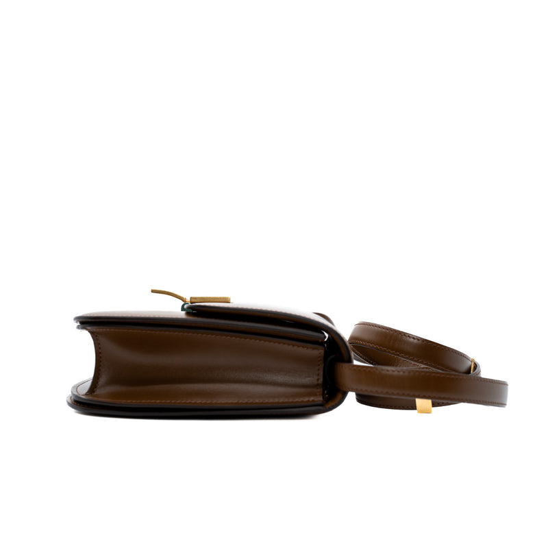 box bag in calf skin tan color - L'UXE LINK