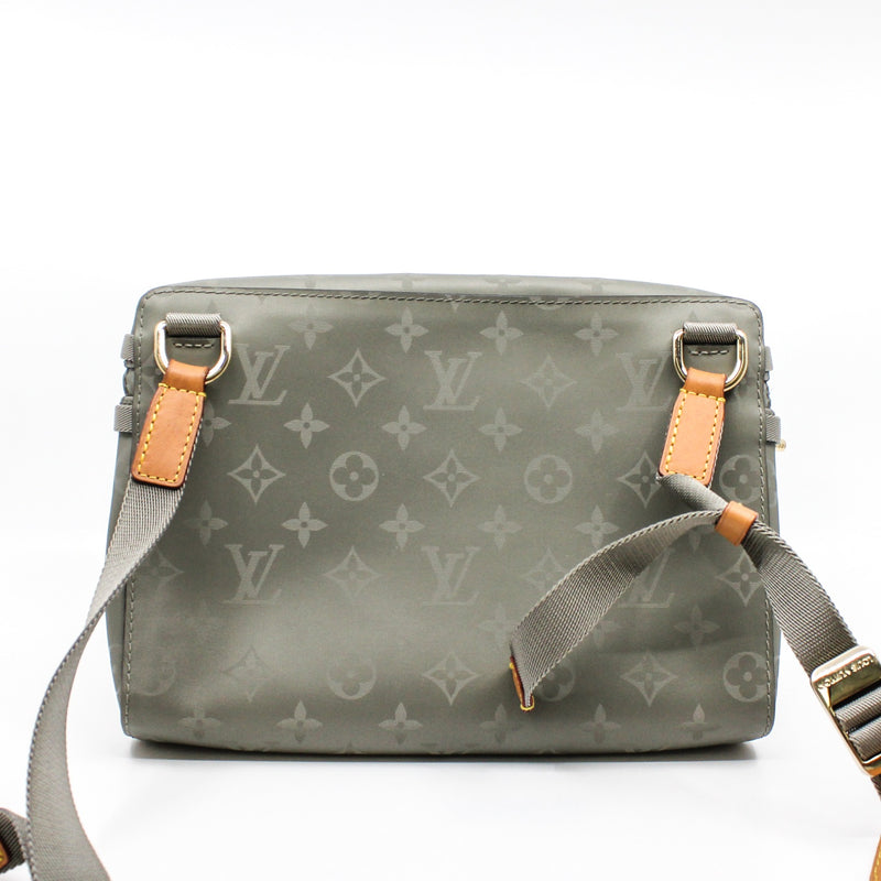 belt bag Canvas light green phw - L'UXE LINK