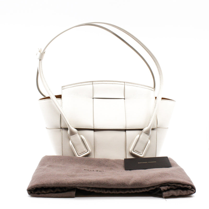 arco tote white small - L'UXE LINK