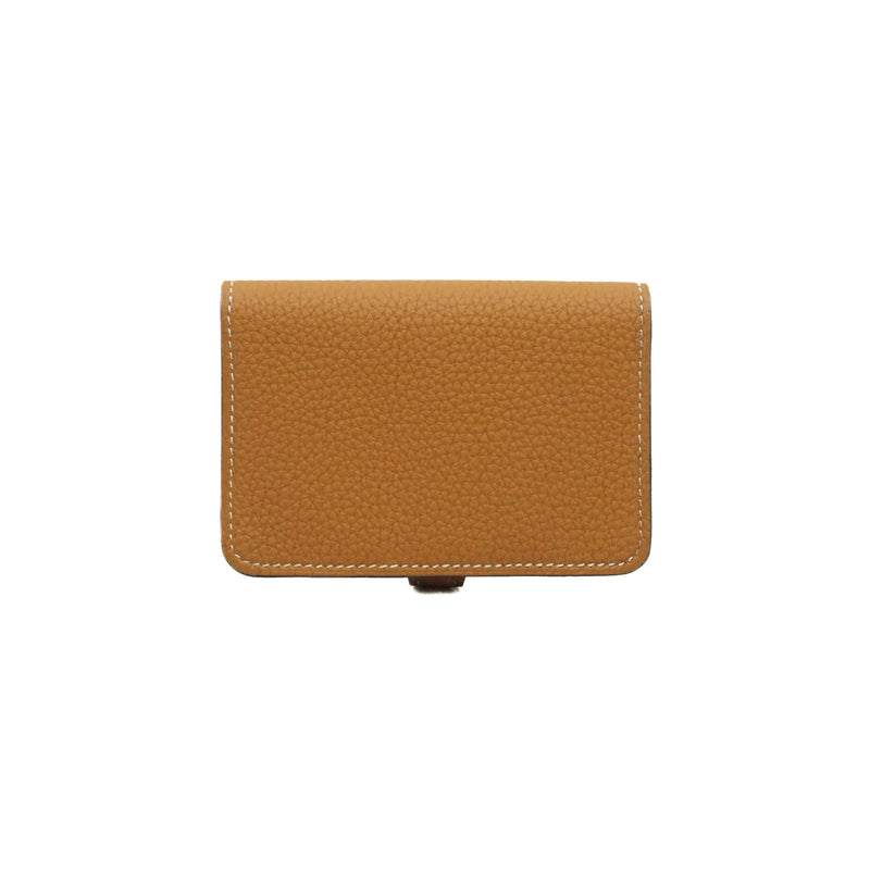 HERMES Dogon Card Case gold Togo Leather - L'UXE LINK