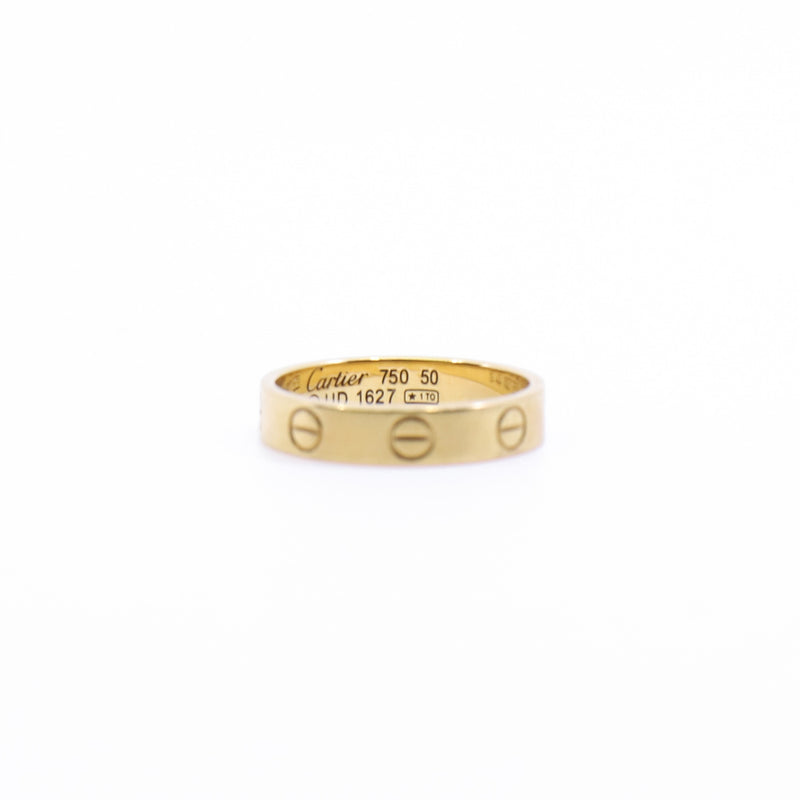 love ring in 18 yg #50 UD1827 - L'UXE LINK