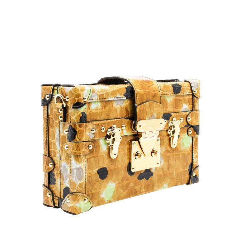 PETITE MALLE MIX COLOR POINT CROCODILE YELLOW GHW