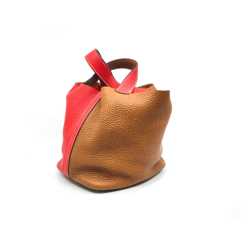 picotin 18 in tc gold/red phw D stamp - L'UXE LINK