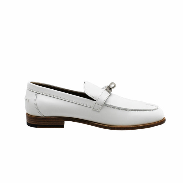 mocassins destin loafer white phw size 38 - L'UXE LINK