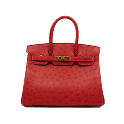 birkin 30 ostrich rough vif ghw T stamp